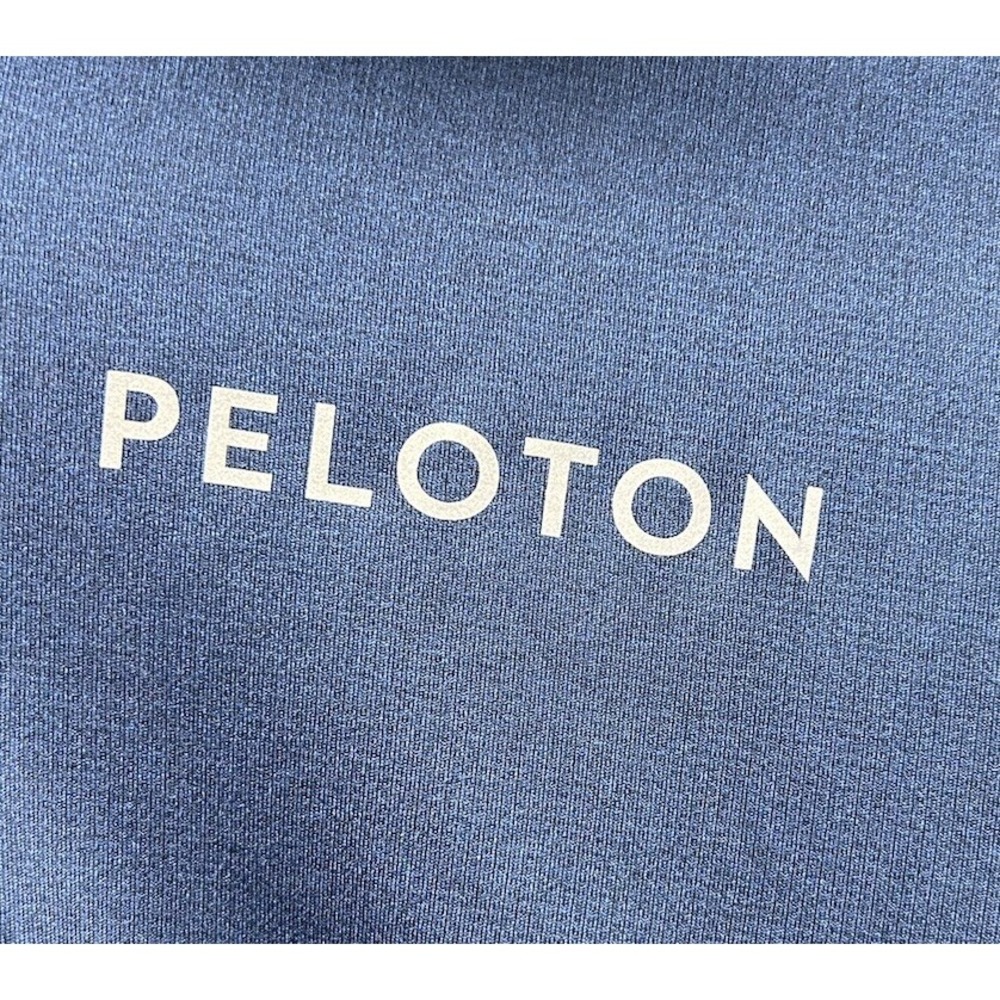 Rhone X Peloton Mens Size M Blue Long Sleeve 1/4 Zip Pullover Shirt (J6) - Picture 3 of 7